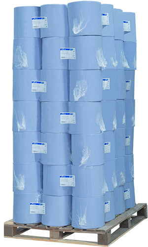 Cernata XXL 3Ply Blue Roll Twin Pack 380mm x 380mm x 1000 sheets Pallet of 30 Packs