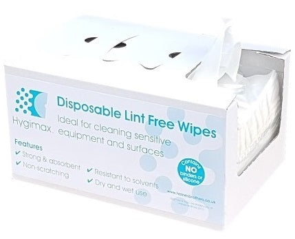 Hygimax Lint Free Disposable Wipes