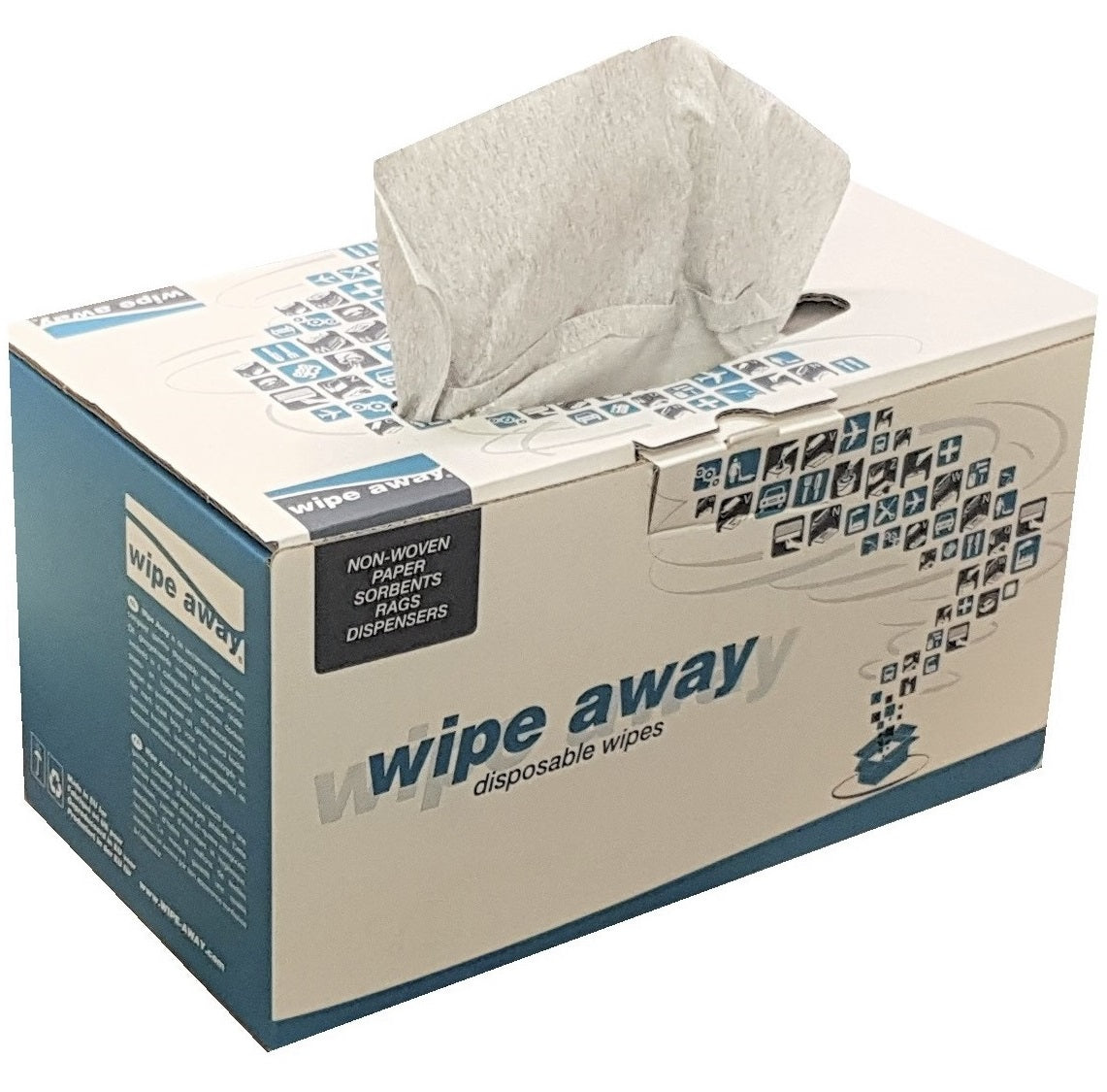10 Cases of Heavy Duty Lint Free Wipes Grey 42x36 (Tork 520)