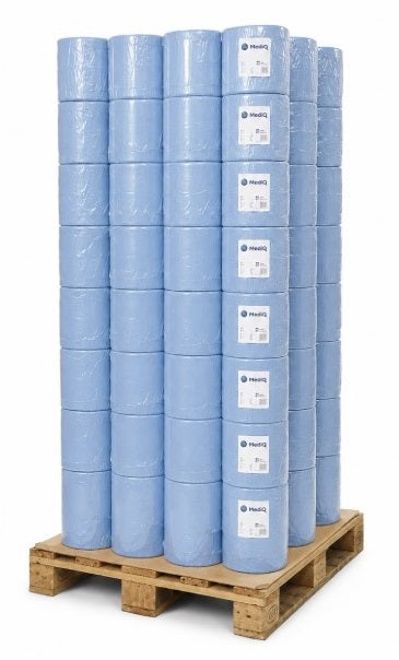 Professional Blue Lint-Free Centrefeed Rolls – 180mm x 150m – Pallet of 60 Packs