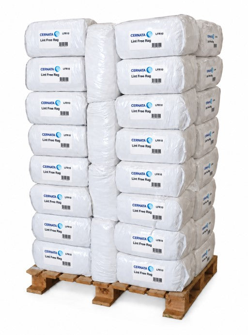 CERNATA Lint Free Rags 10kg Pallet of 60 Packs