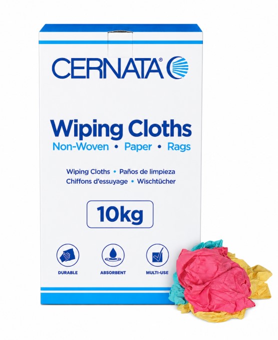 COLOURED - Soft NEW 100% cotton rags for cleaning and wiping 10kg Box