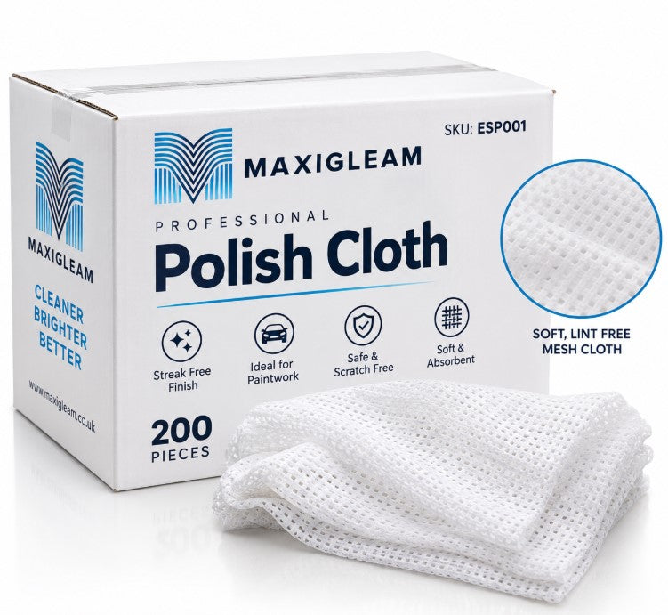 Maxigleam Supersoft Polishing Cloths 70x50cm Case of 200