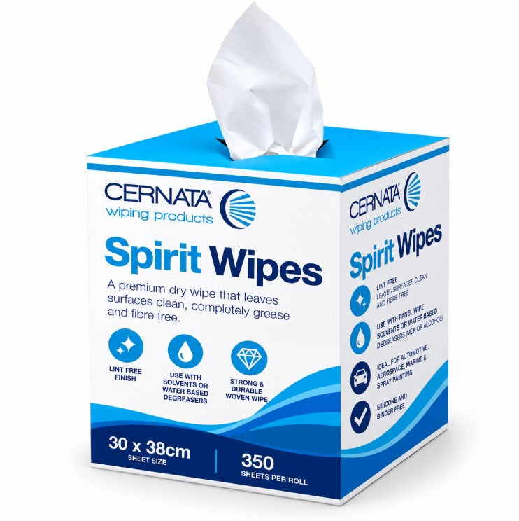 CERNATA Spirit Wipes Boxed Roll 30x38cm 350 Sheets