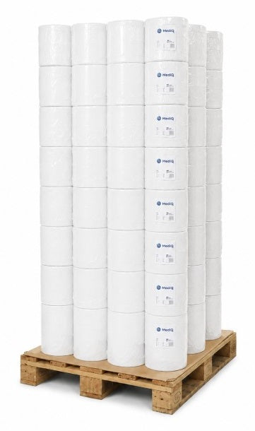 Professional White Lint-Free Centrefeed Rolls – 185mm x 150m – Pallet of 60 Packs