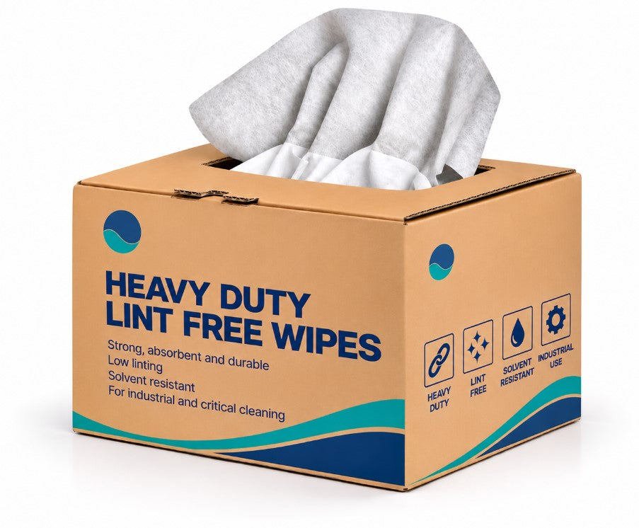 Heavy Duty Lint Free Cloths 42x36cms Case of 320 Cloths (Tork 520 Equivalent)